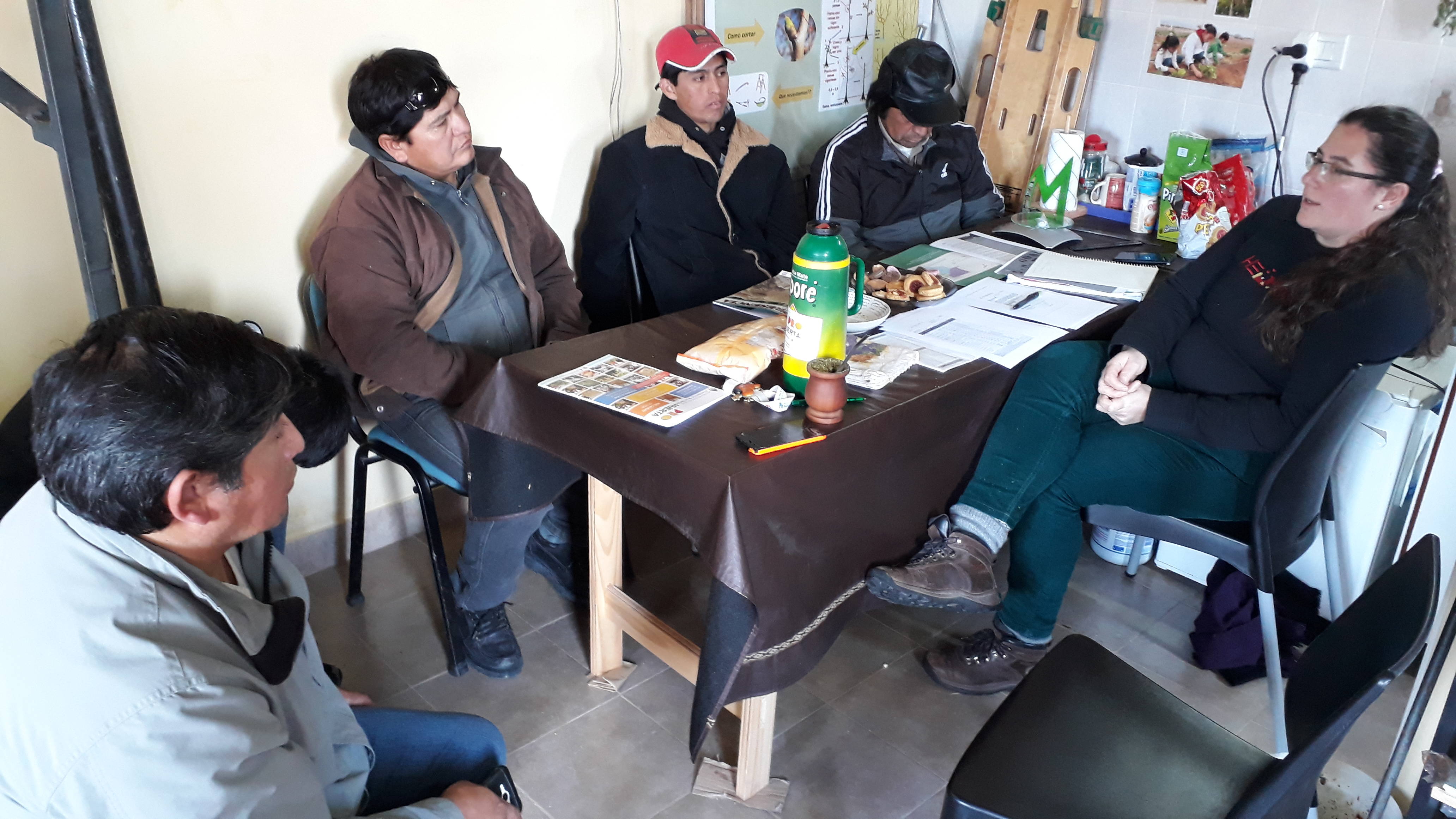 Reunión con productores de Cerro Bandera
