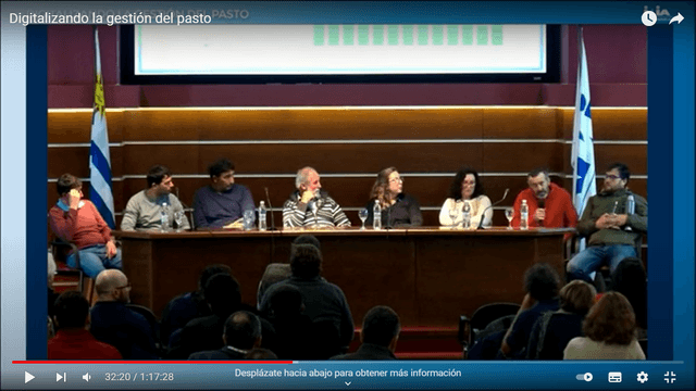 Digitalizing pasture management, dissemination day in Uruguay