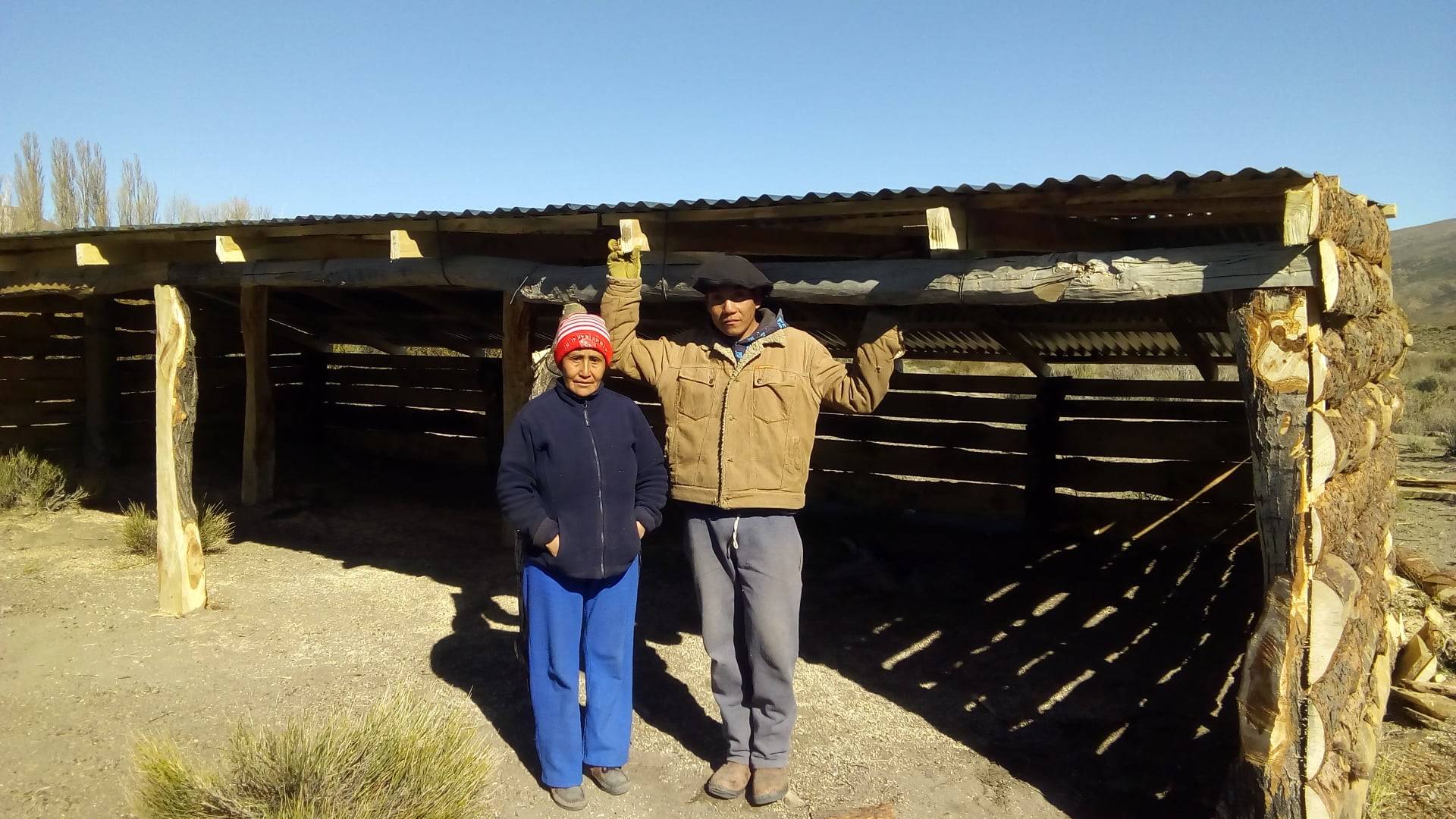 Construcción de cobertizos