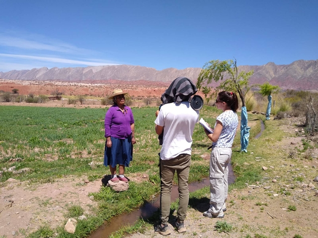 Audiovisual recording of farmhouse goat cheese producers in Amblayo, Salta