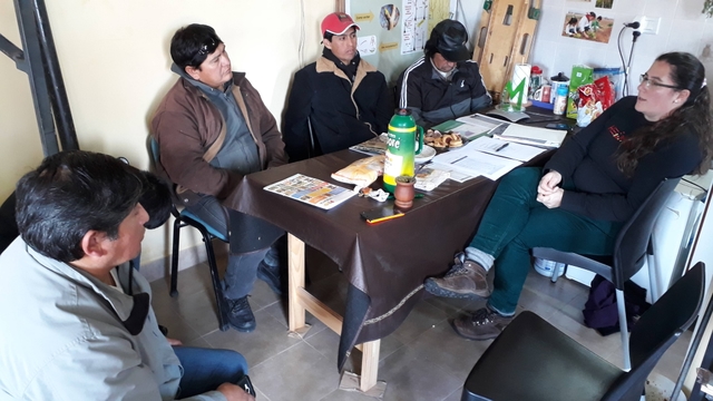 Meeting with Cerro Bandera producers