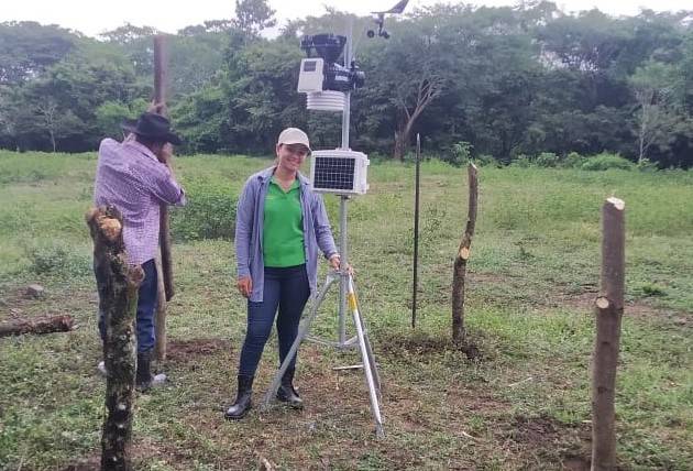 The installation of automatic weather stations in the pilot areas of the project was completed