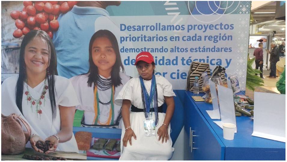 Laura Torres, the young Arhuaca indigenous woman who, through working with Biofortified Beans, empowers her community