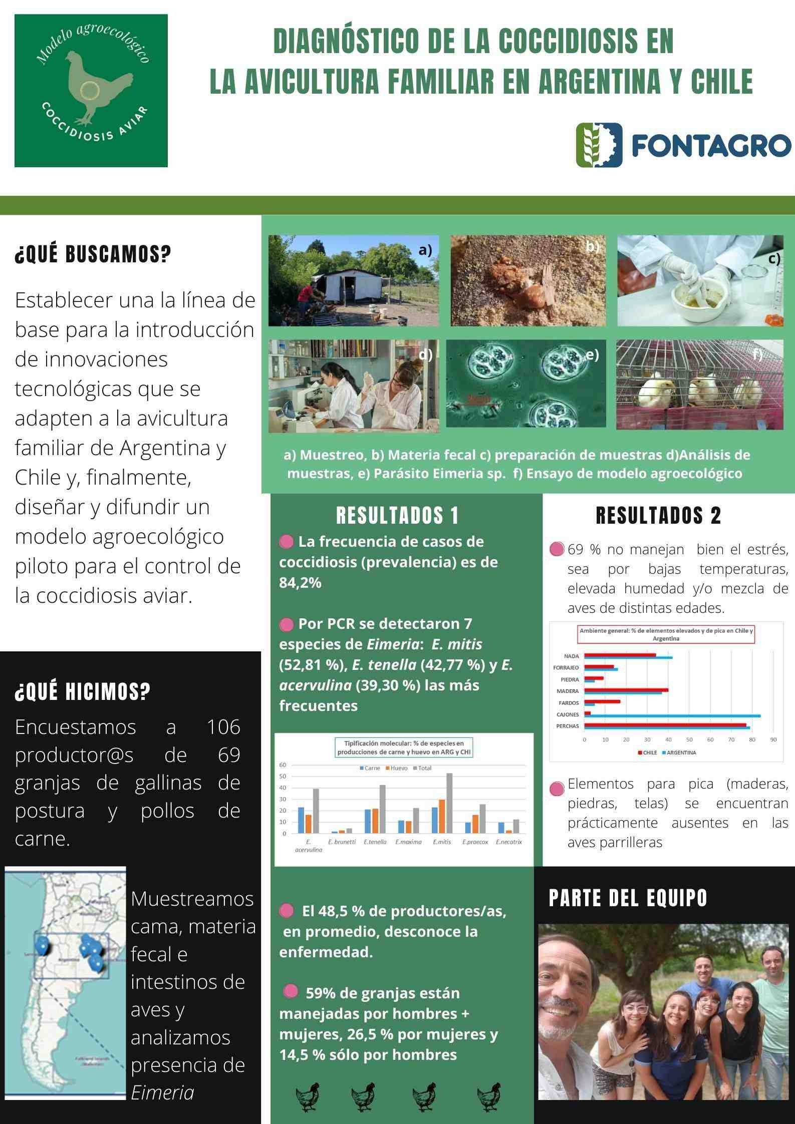 First diagnosis ever made of coccidiosis in family poultry farming in the project region