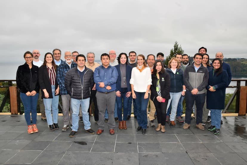 Participantes del primer taller realizado en Chile