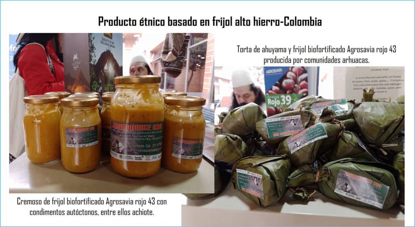 Productos etnicos basados en frijol alto hierro-Colombia