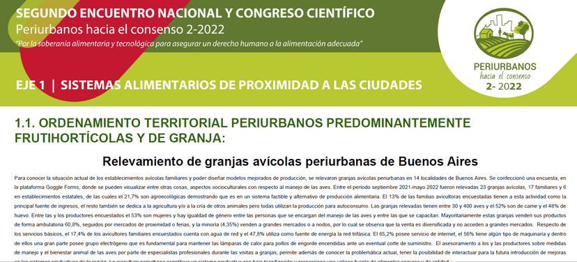 Trabajo en Congreso Perirurbanos 2022 b