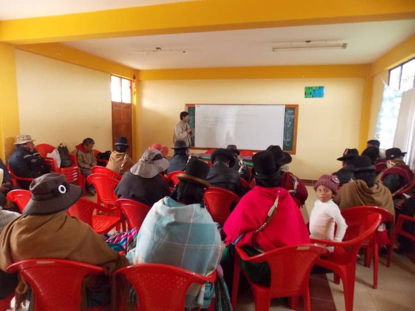 Identificación de actividades productivas agrícolas, ganaderas y de transformación de alimentos (Derivados lácteos), por padres de familia y la dirección del colegio en la Comunidad de Pillapi (Tiahuanacu, La Paz-Bolivia).