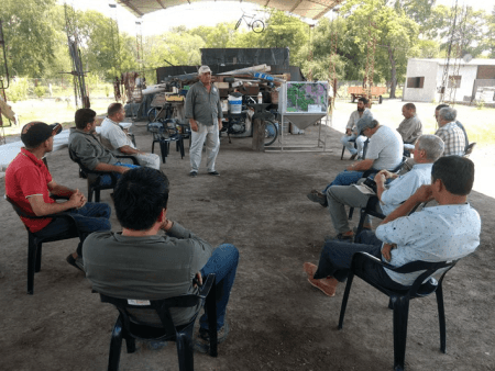 Visita de coordinadores del proyecto FONTAGRO a productores ganaderos y grupos de cambio rural