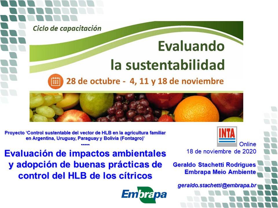 Assessing sustainability – Session 4