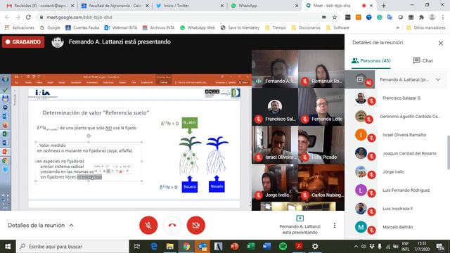 Capacitación interna en FBN y reunión de líderes de los países Co-ejecutores
