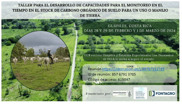 Capacity building workshop for monitoring over time the soil organic carbon stock for a land use or management