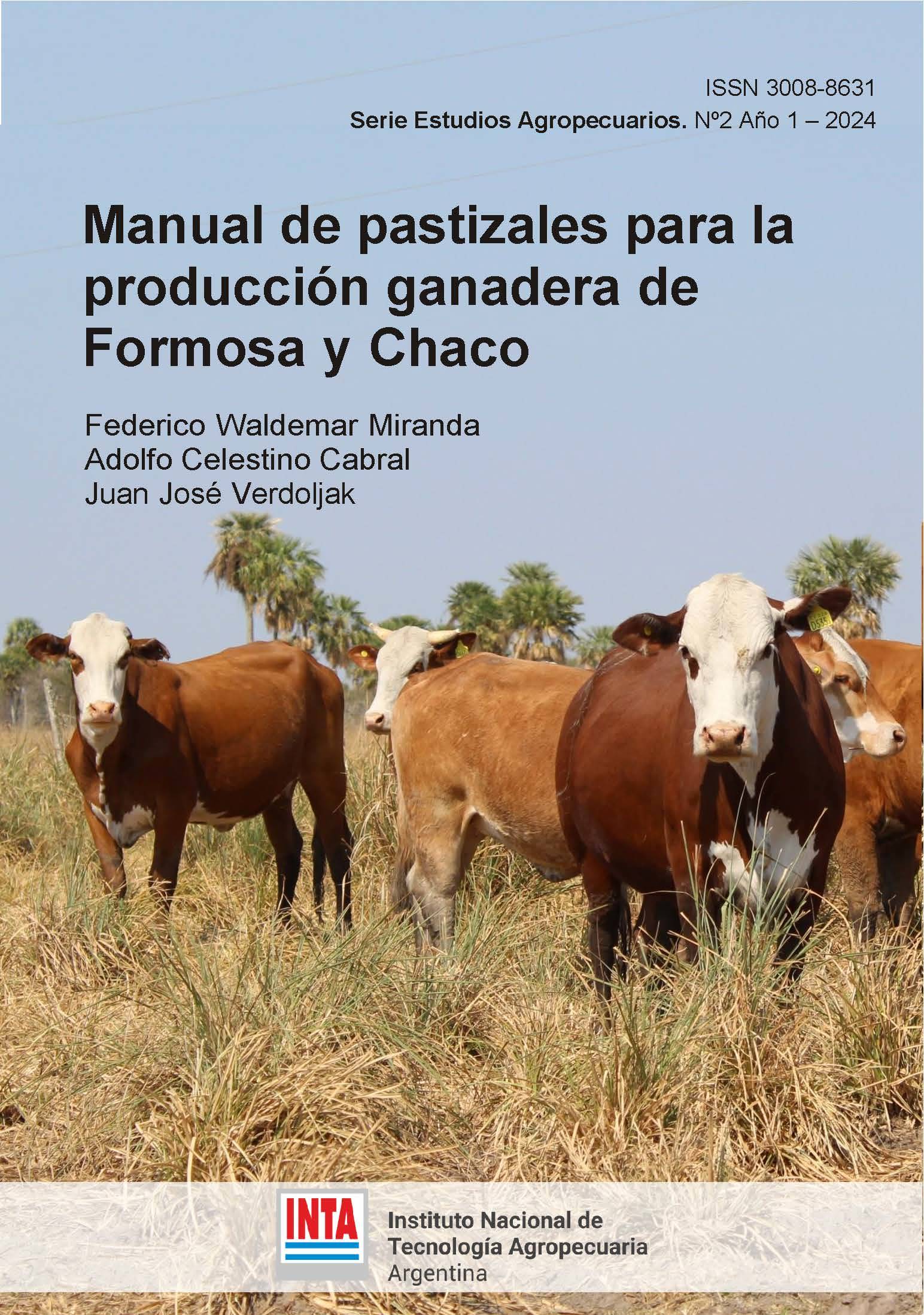 El INTA presenta un Manual de pastizales para la producción ganadera de Formosa y Chaco