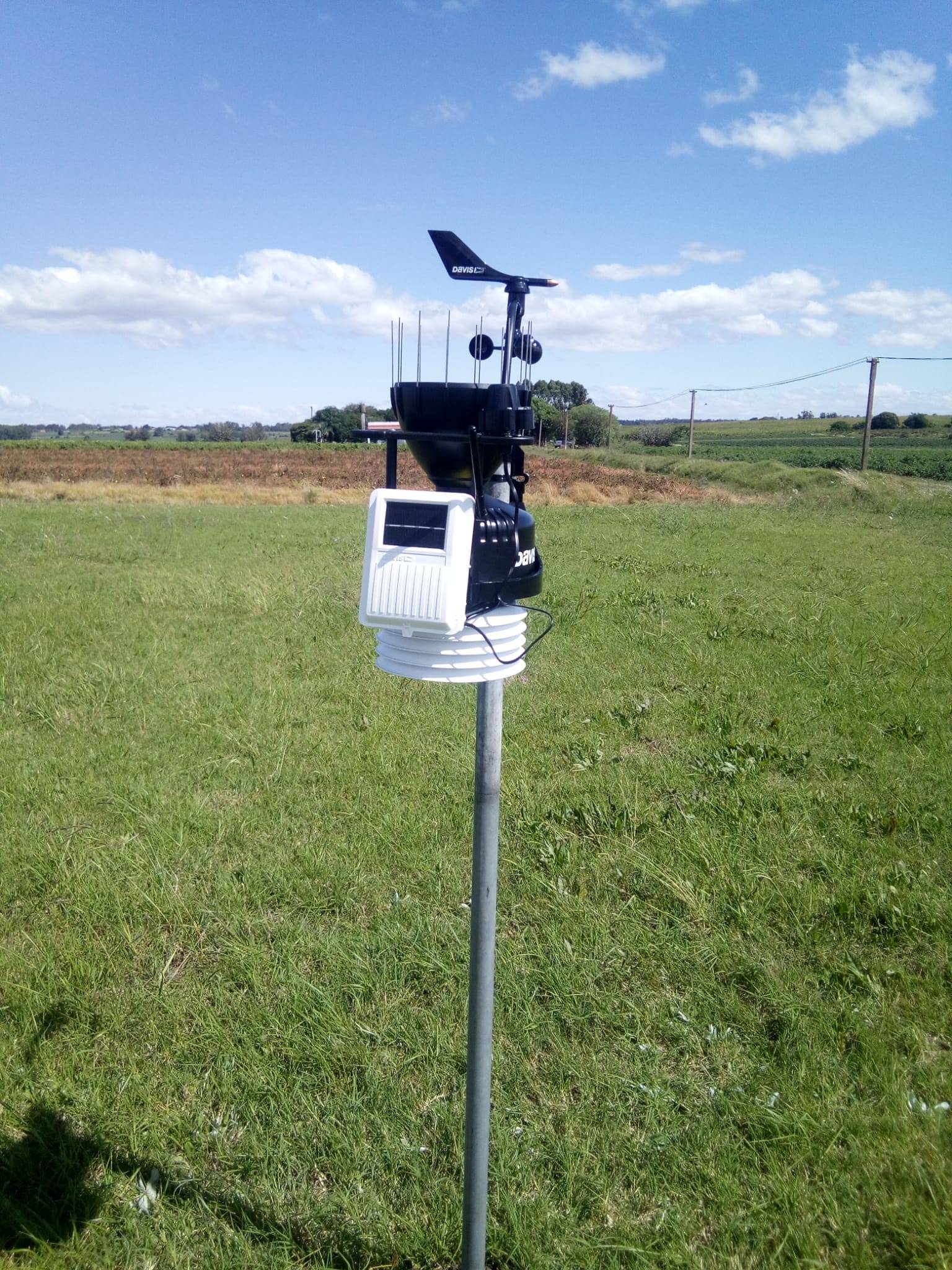 Through our project, an automatic weather station was installed in the San José Pilot Area, Uruguay.