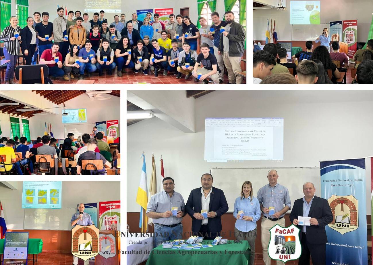 Jornadas técnicas de capacitación en la Facultad de Ciencias Agropecuarias y Forestales de la UNI en Paraguay