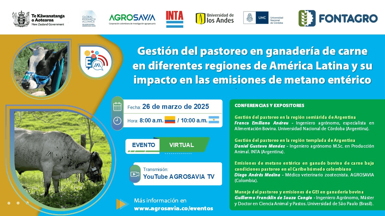 Ganadería y cambio climático: experiencias regionales fueron protagonistas en exitoso webinar