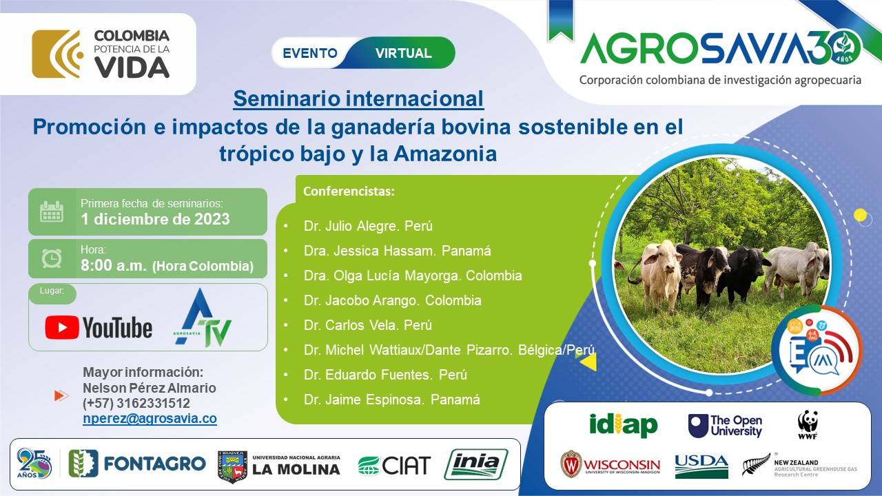 International seminar: Promotion and impacts of sustainable cattle farming in the low tropics and the Amazon