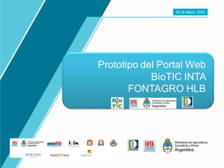 Portal Web de alertas de plagas y enfermedades para la citricultura familiar