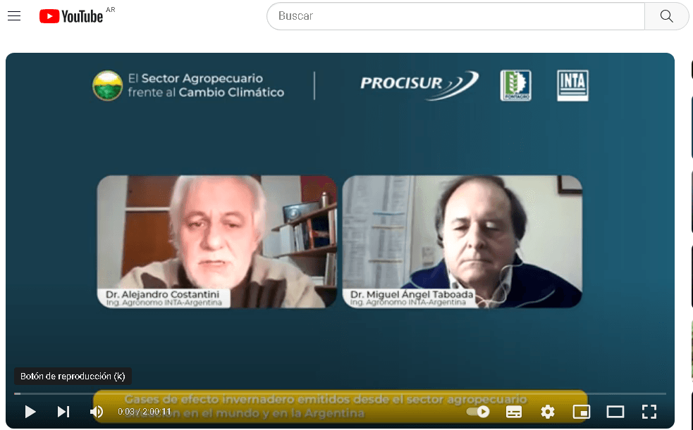 Videos corresponding to the cycle of Conferences “The Agricultural Sector in the Face of Climate Change”
