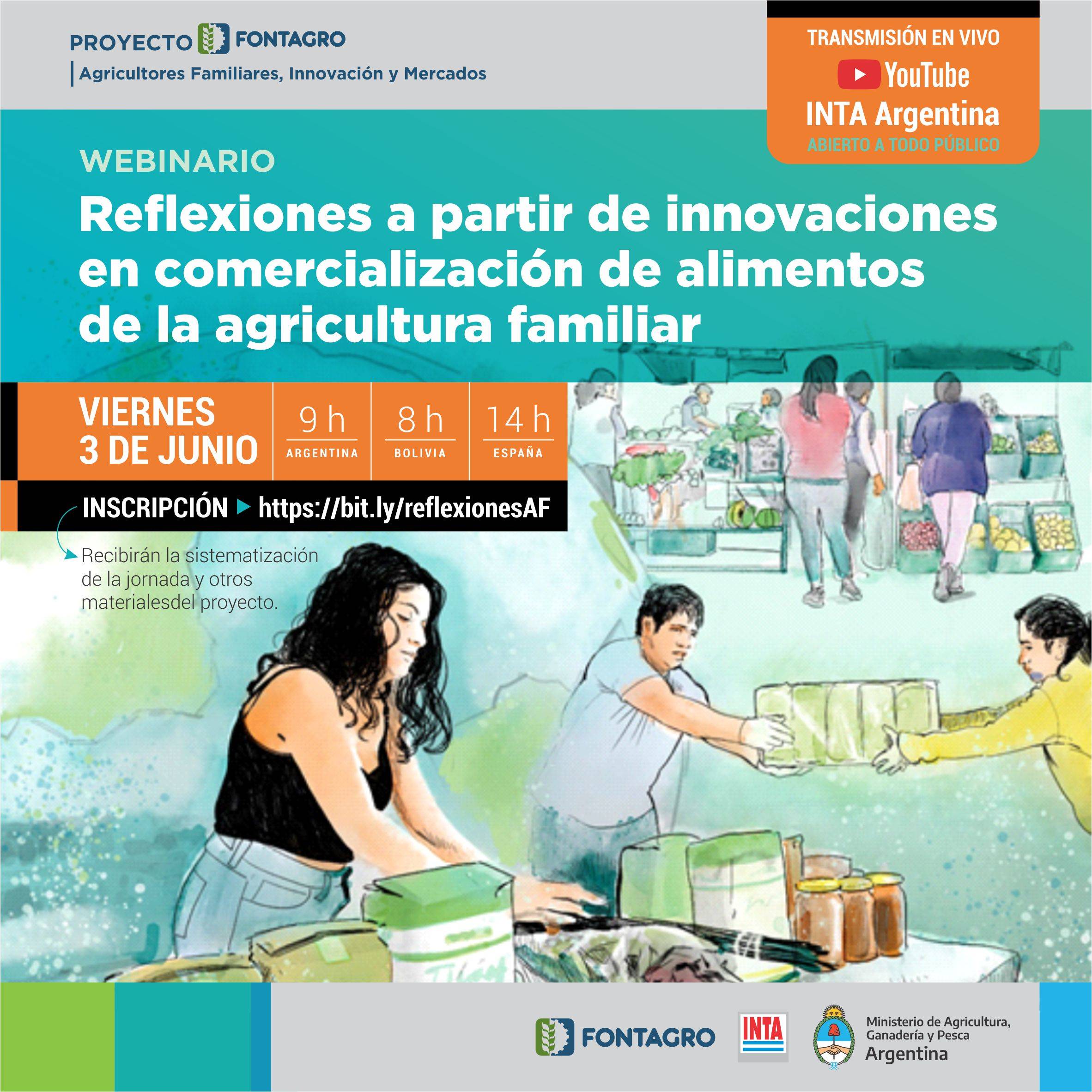 Webinario “Reflexiones a partir de Innovaciones en Comercialización de Alimentos de la agricultura familiar”