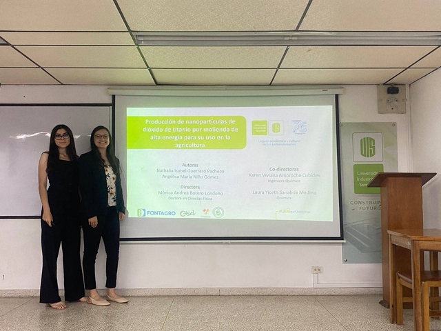 Completion of degree project on the production of titanium dioxide nanoparticles