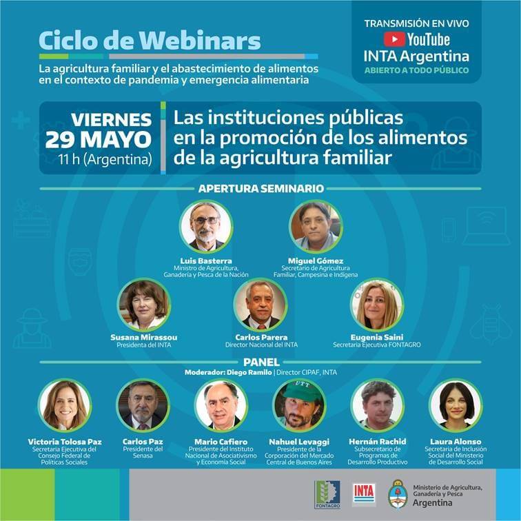 Las instituciones públicas en la promoción de los alimentos de la agricultura familiar