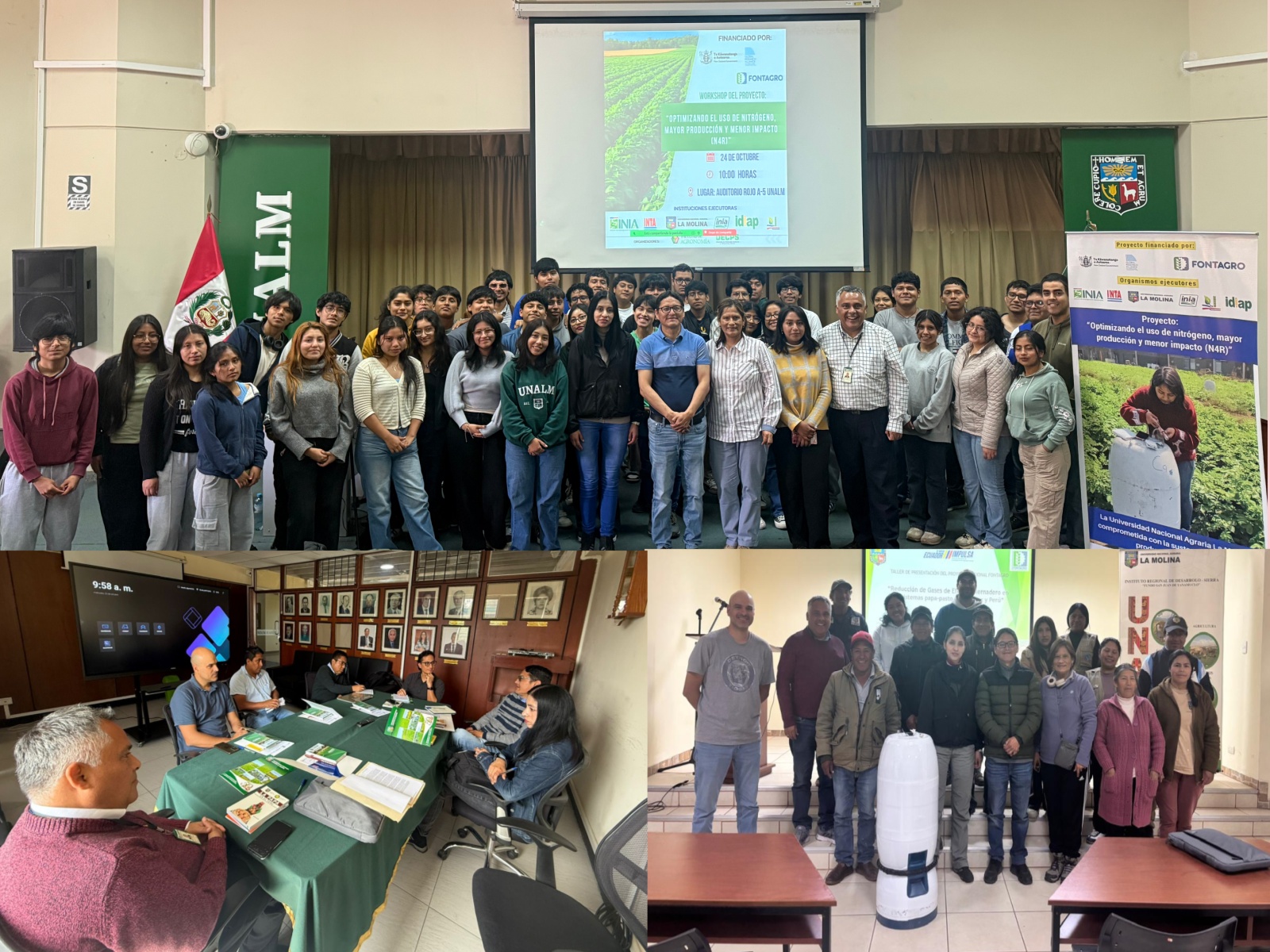 Project presentation workshop of ATN-RF-21534-RG in Peru