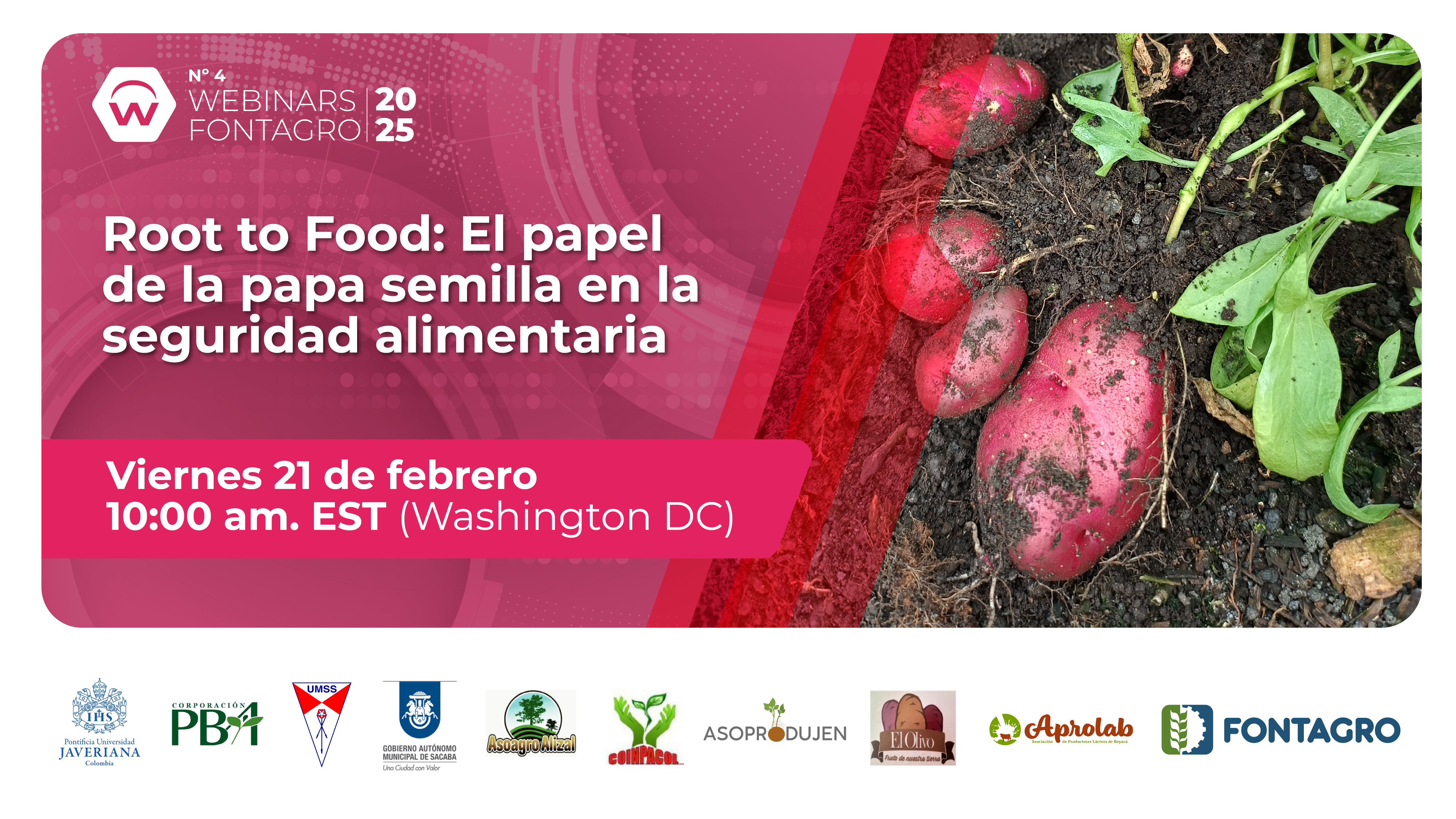 FONTAGRO Webinar highlighted results of the Root to Food project