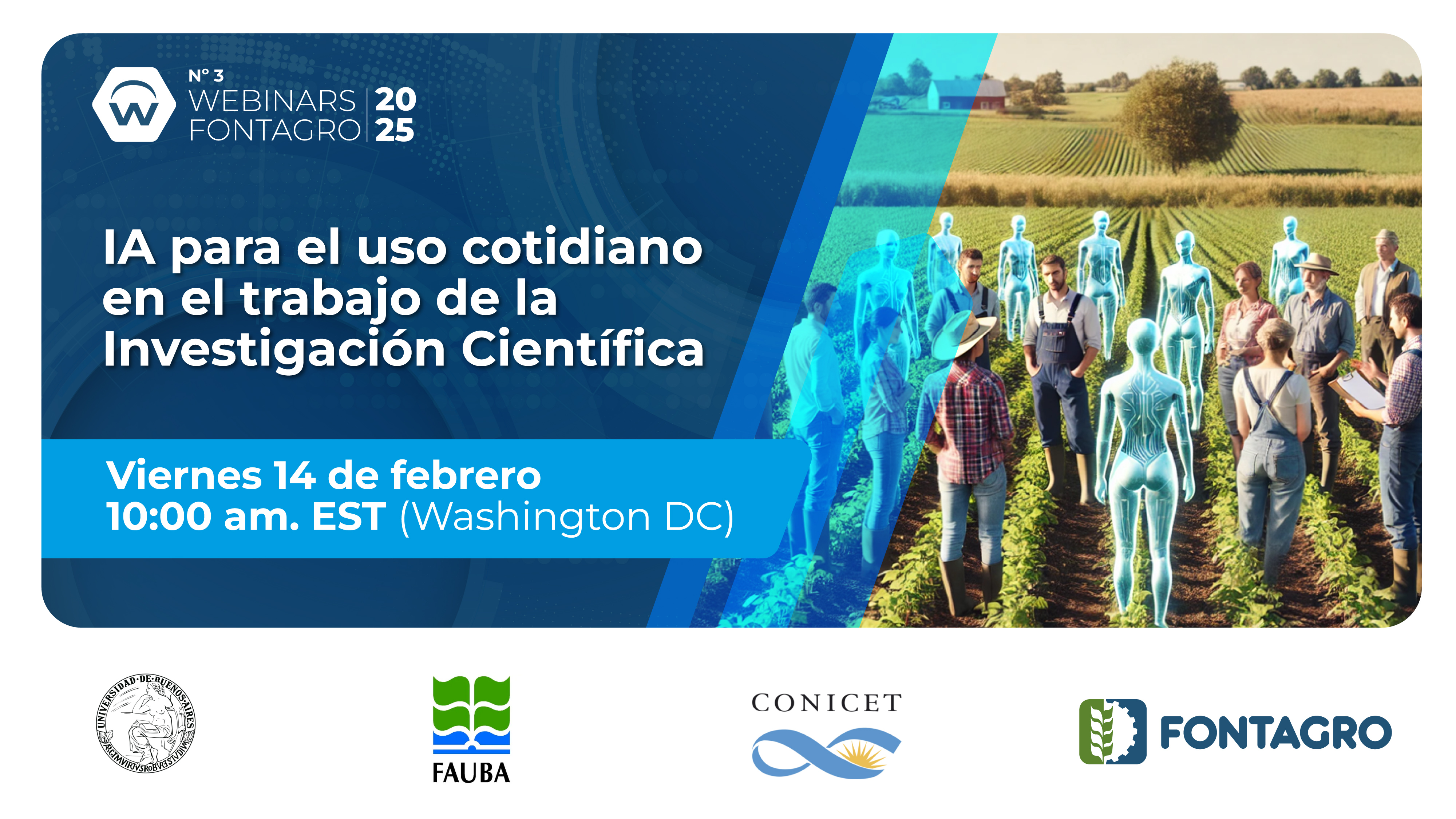 FONTAGRO webinar highlighted AI for everyday use in Scientific Research work