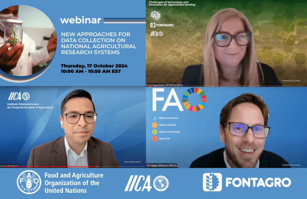 Webinar by FAO, IICA, and FONTAGRO Highlights Approaches for Agricultural Research Data Collection