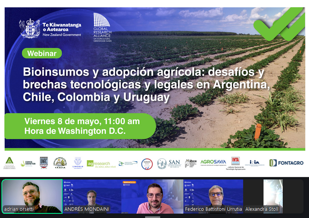 FONTAGRO Webinar Highlighted Comprehensive Analysis on Bioinputs and Agricultural Adoption